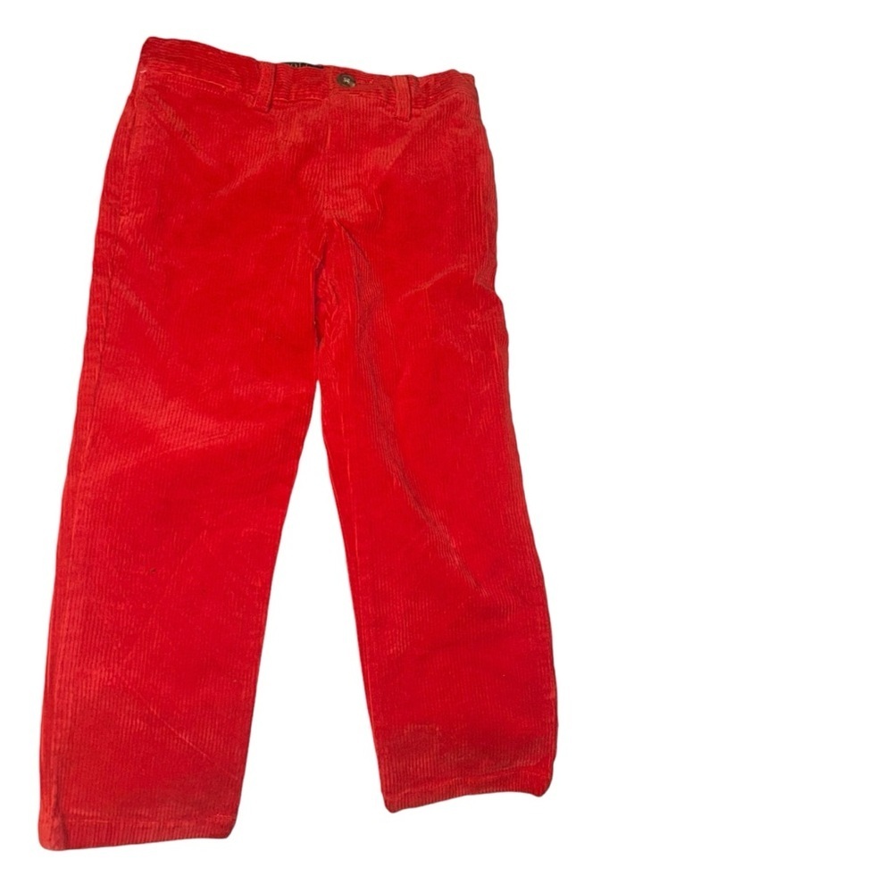 Ralph lauren polo red corduroy pants size 3T holiday